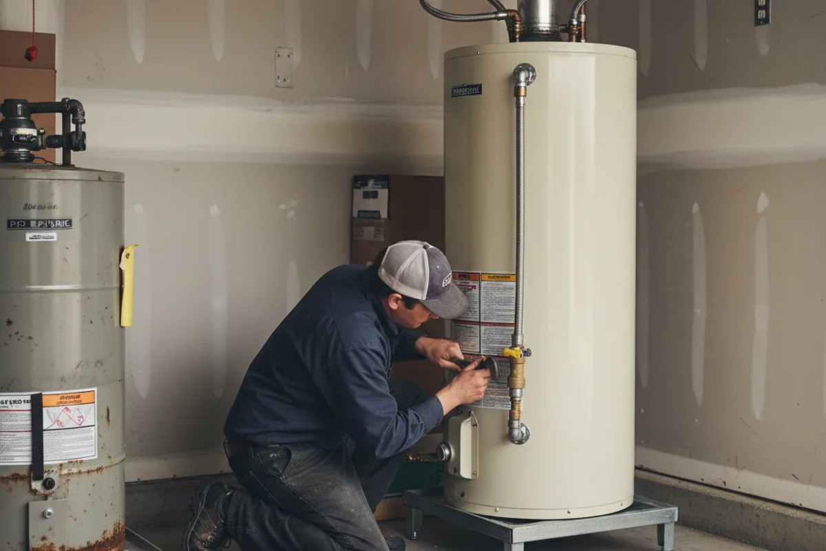 Water heater and shutoff valve replacement in Usaf Academy